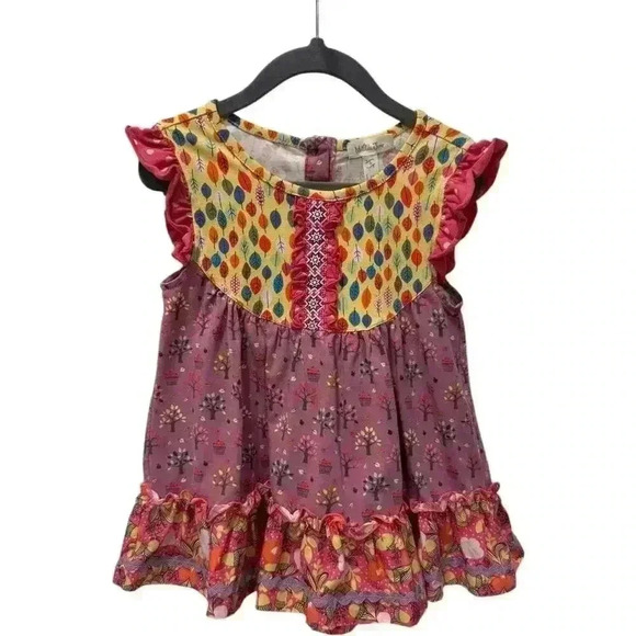 Matilda Jane Friends Forever Saffron Flutter Top - Size 4 - Picture 1 of 4